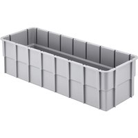 Alutec 75230 Einsatzkasten stapelbar (l x b x h) 362 x 131 x 101 mm Grau 1 St. von Grau