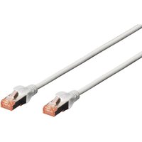 Digitus DK-1644-250 RJ45 Netzwerkkabel, Patchkabel cat 6 s/ftp 25.00 m Grau Halogenfrei, verdrillte von ASSMANN