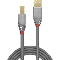 Lindy USB-Kabel usb 2.0 usb-a Stecker, usb-b Stecker 5.00 m Grau 36644 von Grau