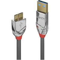 Lindy USB-Kabel usb 3.2 Gen1 (usb 3.0 / usb 3.1 Gen1) usb-a Stecker, USB-Micro-B 3.0 Stecker 2.00 m von Grau
