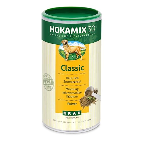 GRAU - das Original - HOKAMIX30 Classic Pulver, Alleskönner-Kräutermischung für Hunde, 30 wichtige Kräuter zur Vorsorge, 1er Pack (1 x 800 g), Ergänzungsfuttermittel für Hunde GRAU - das Original - HOKAMIX30 Classic Pulver, Alleskönner-Kräutermischung für Hunde, 30 wichtige Kräuter zur Vorsorge, 1er Pack (1 x 800 g), Ergänzungsfuttermittel für Hunde von Grau