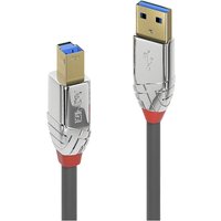 Lindy USB-Kabel usb 3.2 Gen1 (usb 3.0 / usb 3.1 Gen1) usb-a Stecker, usb-b Stecker 1.00 m Grau 3666 von Grau