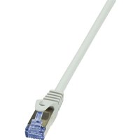 Logilink Patchkabel PrimeLine CAT.6A mit Cat.7 Rohkabel s/ftp Grau 3m von Grau