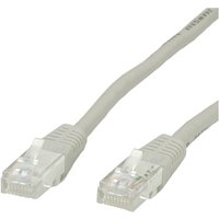 Value 21.99.0905 RJ45 Netzwerkkabel, Patchkabel CAT 6 U/UTP 5.00 m Grau 1 St. von ITB