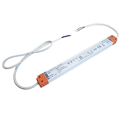 LED Trafo, Netzteil, 60 Watt, 12V (DC) max. 5A, IP 20, für Möbel, Badspiegel, Spiegelschränke, LED Spots in abgehängte Decken, slim 2x3x32 cm von Gravenau