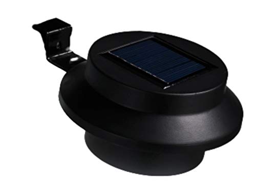 Gravidus 2er Set Solar-Dachrinnenleuchte (Schwarz) von Gravidus