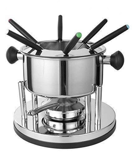 Gravidus 9tlg. Edelstahl Fondue Set Käsefondue von Gravidus