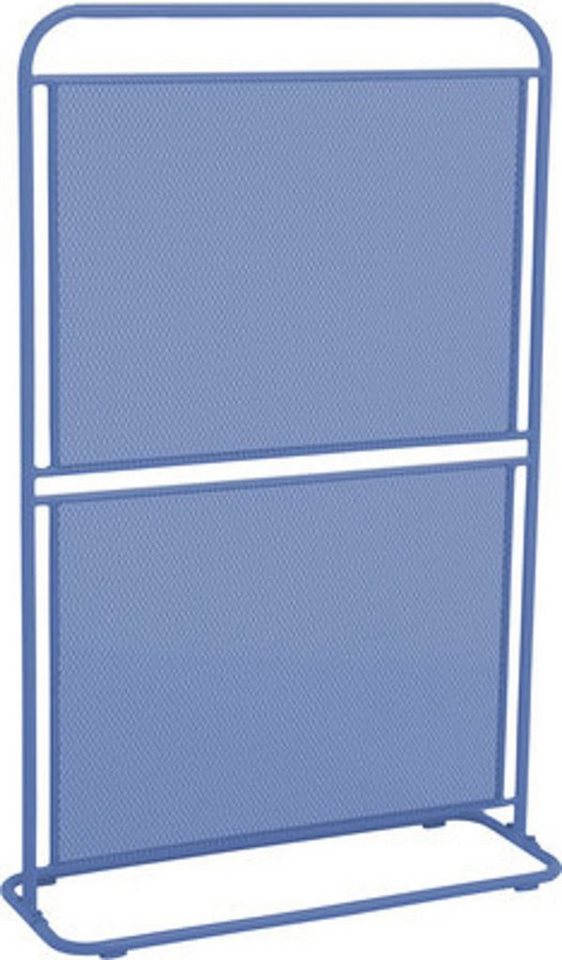 Gravidus Balkonsichtschutz Lärmschutz Windschutz Sichtschutz Balkon Terrasse Metall blau 124x80 von Gravidus