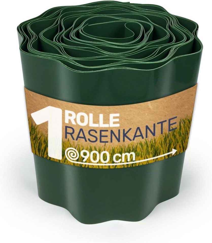 Gravidus Beetbegrenzung Rasenkante Kunststoff 900x15 cm – grün, witterungsbeständig Gravidus Beetbegrenzung Rasenkante Kunststoff 900x15 cm – grün, witterungsbeständig von Gravidus