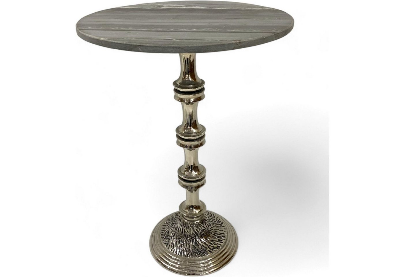 Gravidus Beistelltisch Beistelltisch HIMAL – Eleganz aus Aluminium & Marmor von Gravidus