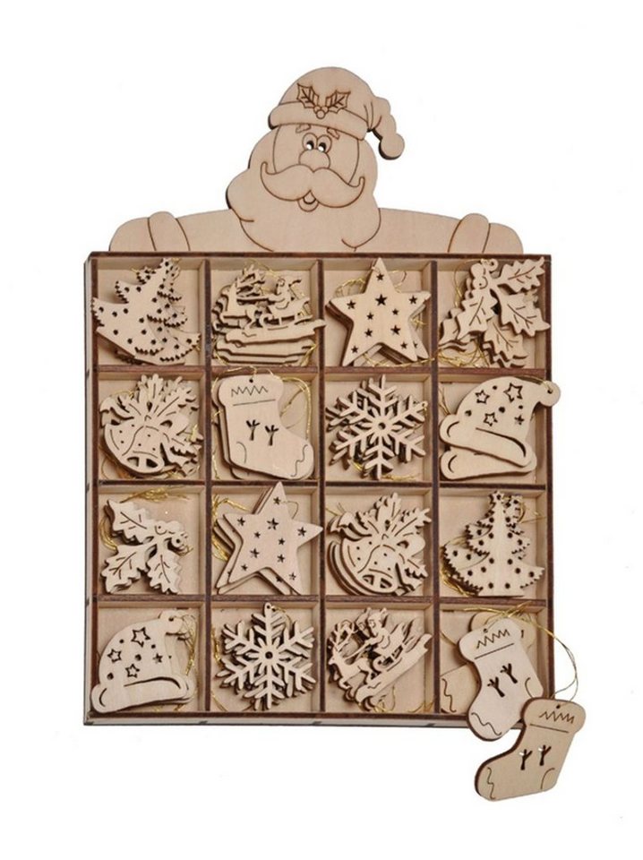 Gravidus Christbaumschmuck Holz-Aufhänger-Set Weihnachtsbaum Schmuck 48 Figuren Gravidus Christbaumschmuck Holz-Aufhänger-Set Weihnachtsbaum Schmuck 48 Figuren von Gravidus