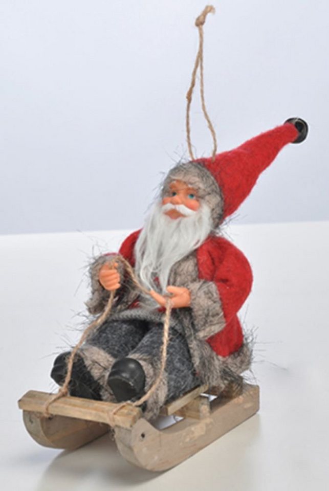 Gravidus Christbaumschmuck Weihnachtsmann Nikolaus Figur Weihnachten Advent Winter Dekoration von Gravidus