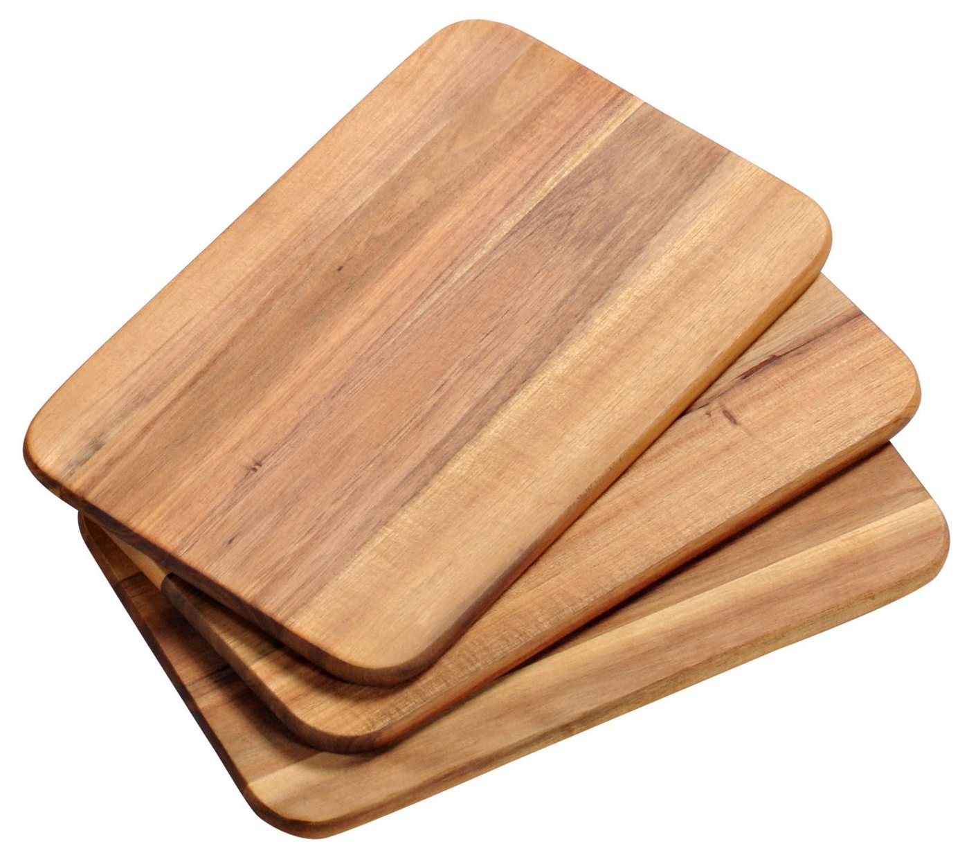 Gravidus Frühstücksbrett Hochwertige Frühstücksbrettchen 3er Set aus Akazienholz, Holz Gravidus Frühstücksbrett Hochwertige Frühstücksbrettchen 3er Set aus Akazienholz, Holz von Gravidus