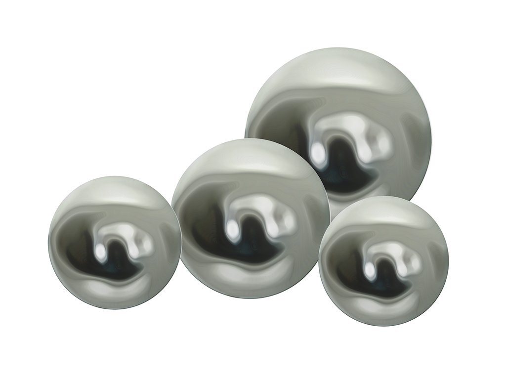 Gravidus Gartenfigur 4er Set Edelstahl Deko-Kugel Ball Garten Silber in 3 Größen Gravidus Gartenfigur 4er Set Edelstahl Deko-Kugel Ball Garten Silber in 3 Größen von Gravidus
