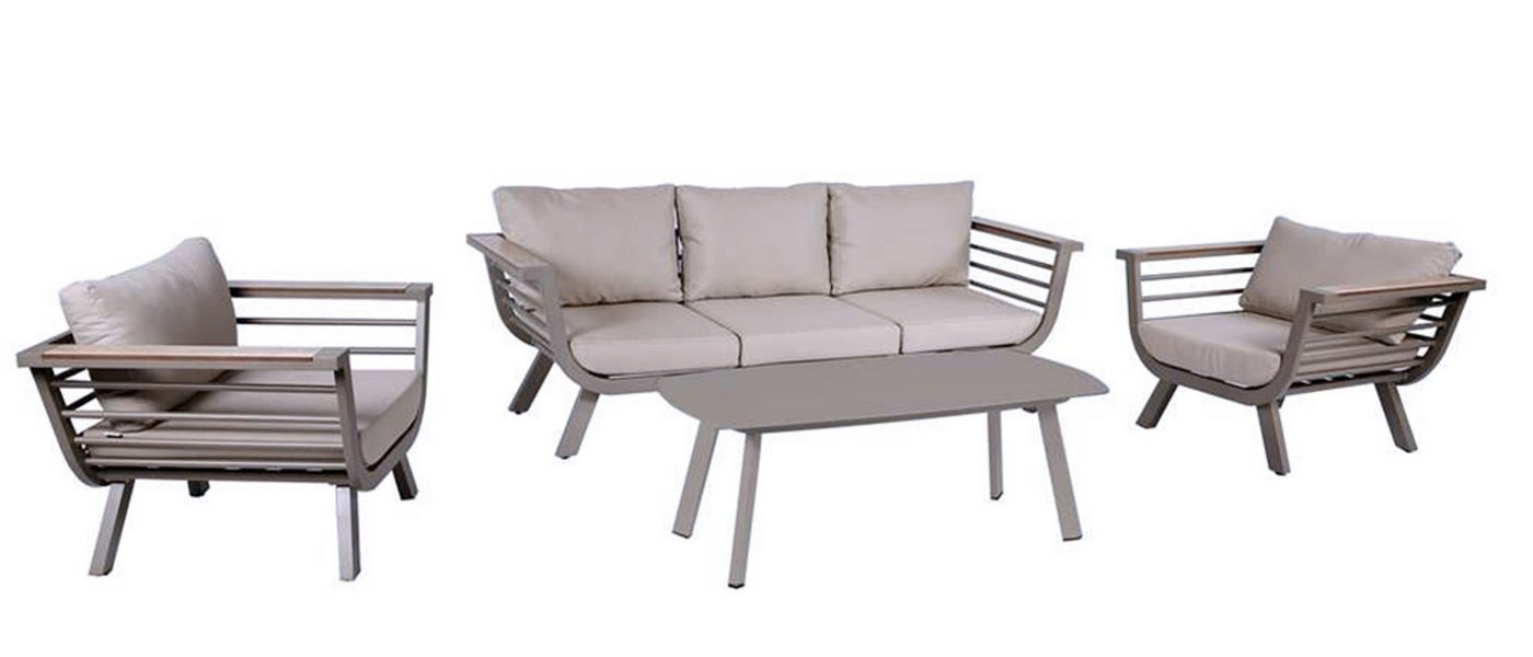 Gravidus Gartenlounge-Set 4-teilige Lounge-Gruppe Gartenlounge Sofa von Gravidus