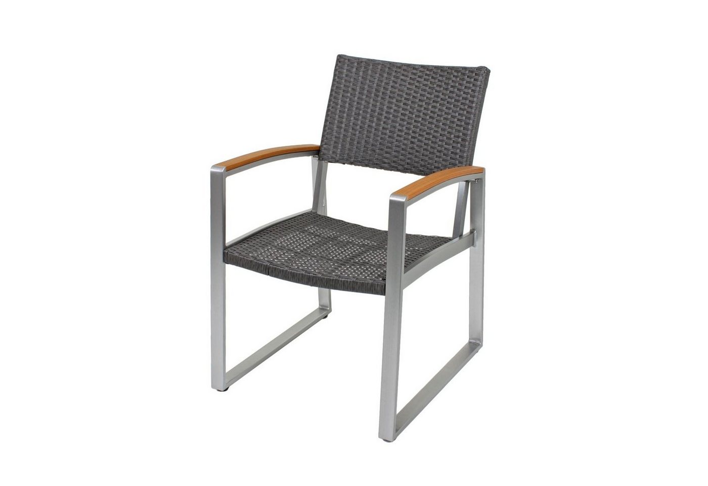 Gravidus Gartenstuhl 2er Set Stuhl Gartenstuhl Sessel mit Armlehnen Balkon Terrasse Garten Kunststoff von Gravidus
