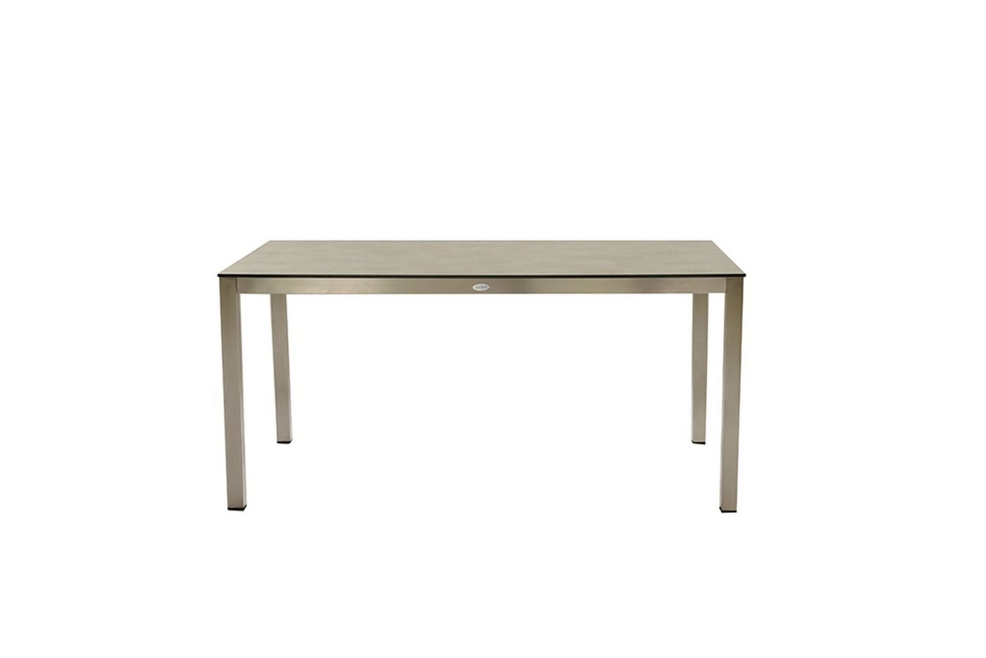 Gravidus Gartentisch Edelstahl Tisch Gartentisch Esstisch Silber 158x90cm von Gravidus