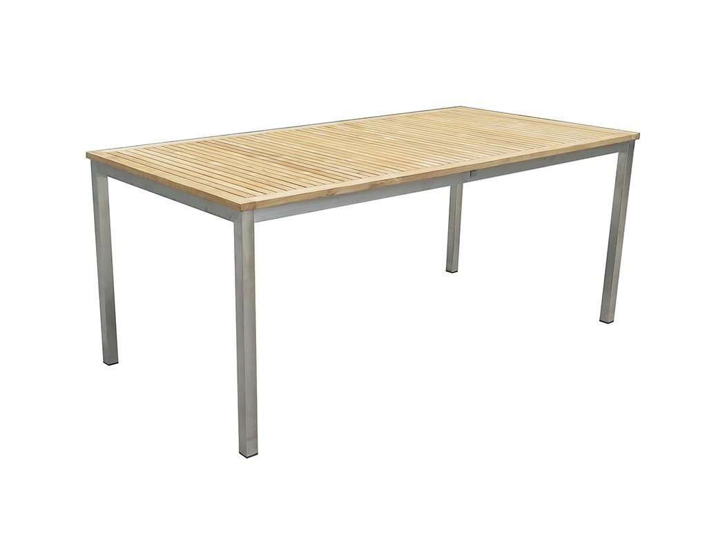 Gravidus Gartentisch Gartentisch Esstisch Tisch Holztisch Edelstahl von Gravidus