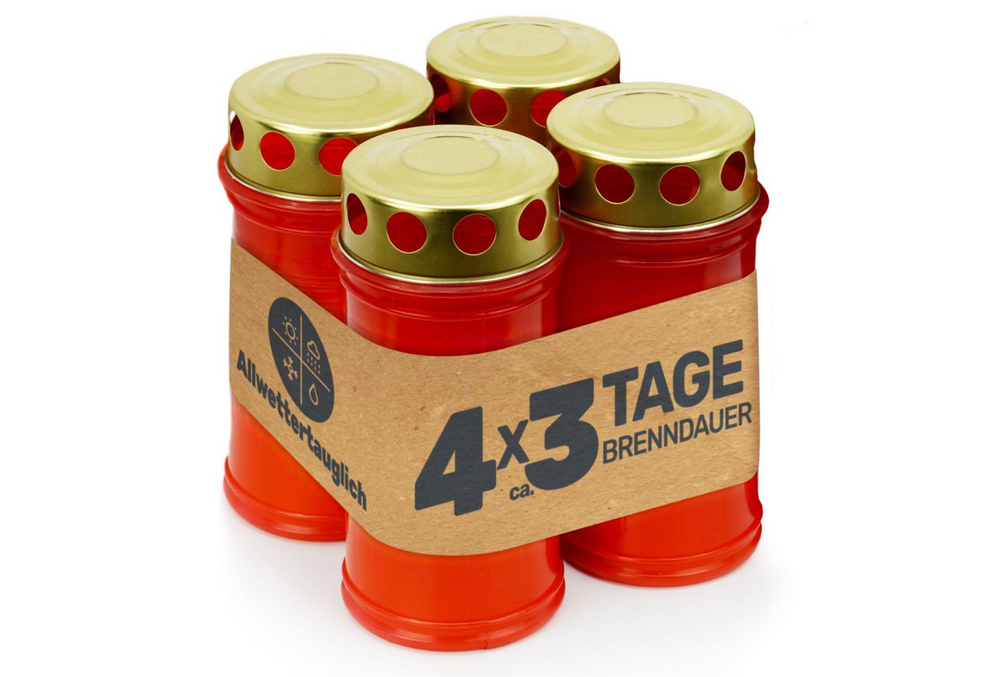 Gravidus Grabkerze Grabkerze rot mit 3 Tagen Brenndauer Made in Germany Gravidus Grabkerze Grabkerze rot mit 3 Tagen Brenndauer Made in Germany von Gravidus