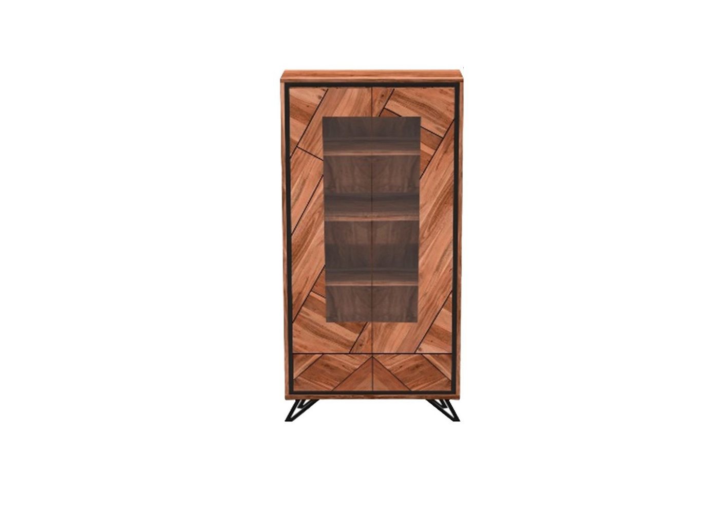 Gravidus Highboard Hochwertiger Akazienholz-Schrank AMBALA mit Soft-Close und Beleuchtung Gravidus Highboard Hochwertiger Akazienholz-Schrank AMBALA mit Soft-Close und Beleuchtung von Gravidus