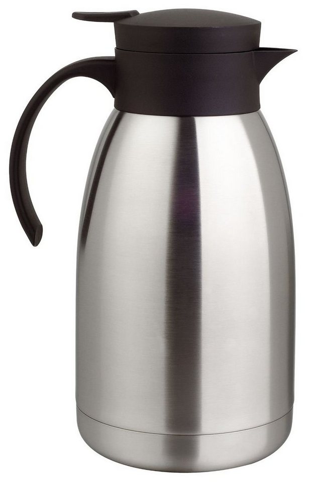 Gravidus Isolierflasche Isolierkanne Thermoskanne 2 L mit Quick Tip Verschluss aus Edelstahl von Gravidus