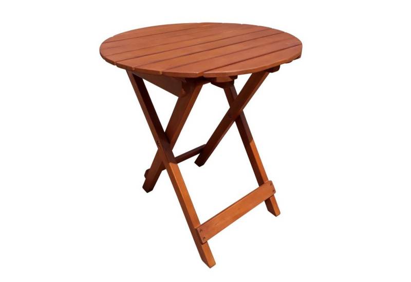 Gravidus Klapptisch Tisch Gartentisch Beistelltisch Klapptisch Holztisch klappbar Ø45cm von Gravidus
