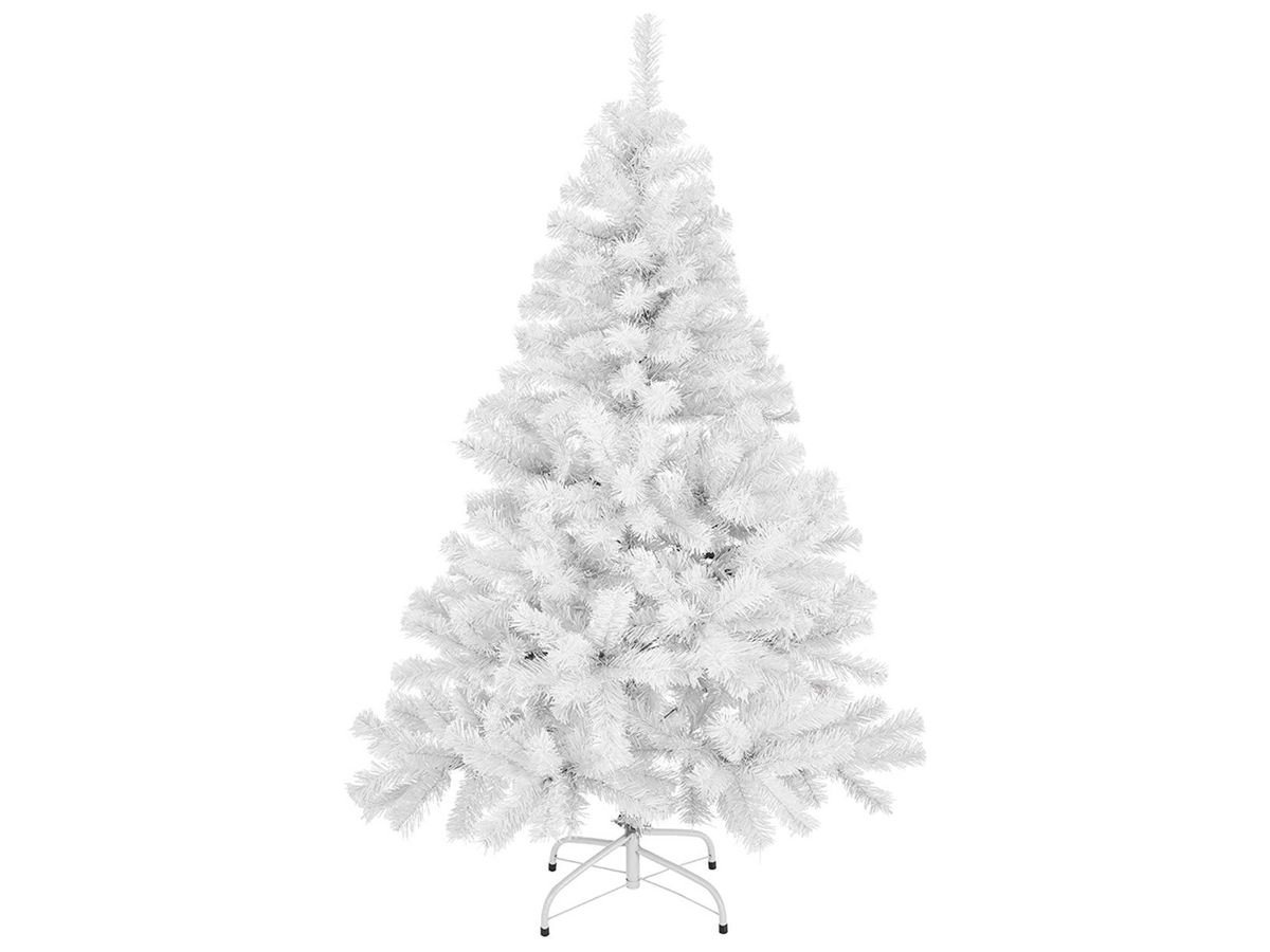 Gravidus Künstlicher Weihnachtsbaum Künstlicher Weihnachtsbaum Weiß Kunststoff 180cm von Gravidus