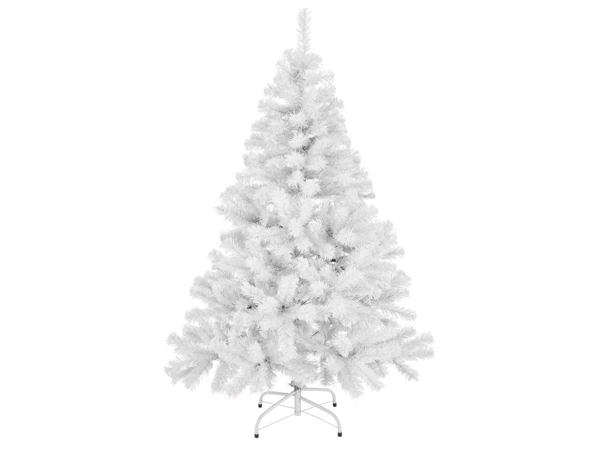 Gravidus Künstlicher Weihnachtsbaum Weihnachtsbaum künstlich Baum Christbaum Tannenbaum 120cm weiß von Gravidus