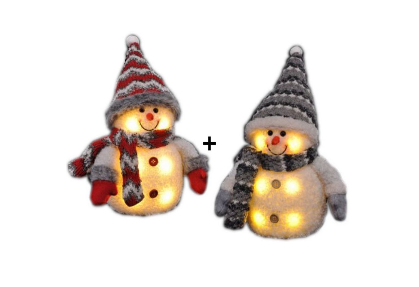 Gravidus LED-Dekofigur 2er Set Dekofigur Schneemann LED Weihnachtsdeko Gravidus LED-Dekofigur 2er Set Dekofigur Schneemann LED Weihnachtsdeko von Gravidus