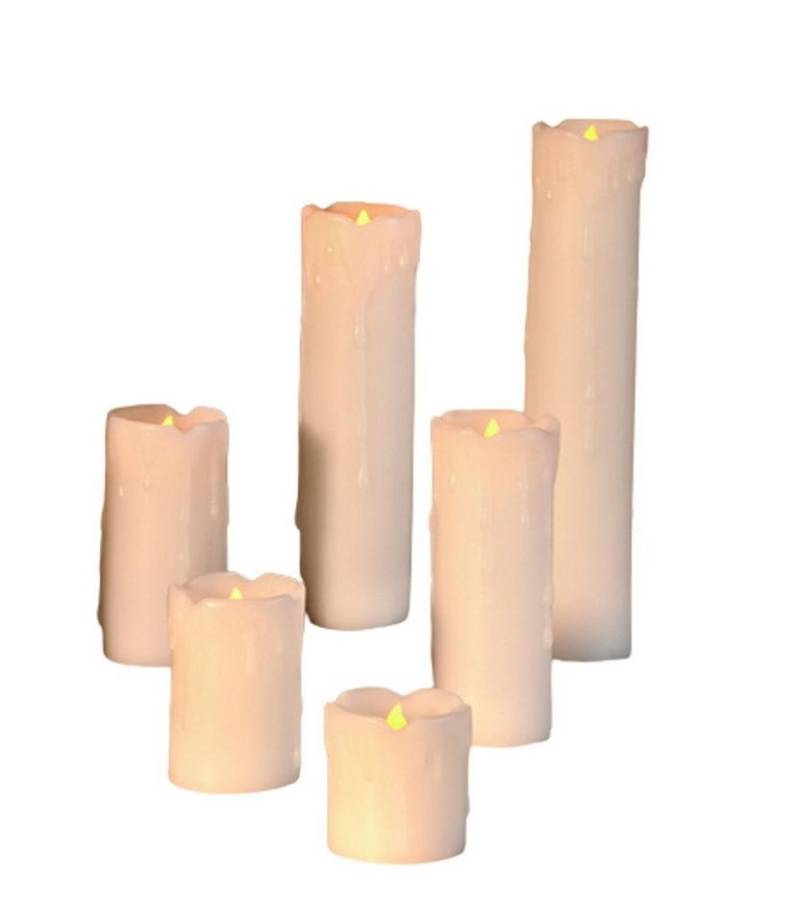 Gravidus LED-Kerze 6er Set flammenlose LED Kerzen Wachskerzen Echtwachsummantelt Gravidus LED-Kerze 6er Set flammenlose LED Kerzen Wachskerzen Echtwachsummantelt von Gravidus