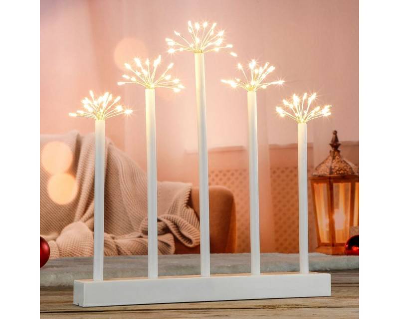 Gravidus LED Lichterbogen LED-Stimmungsleuchter mit 100 warmweißen LEDs und Sterneffekt von Gravidus