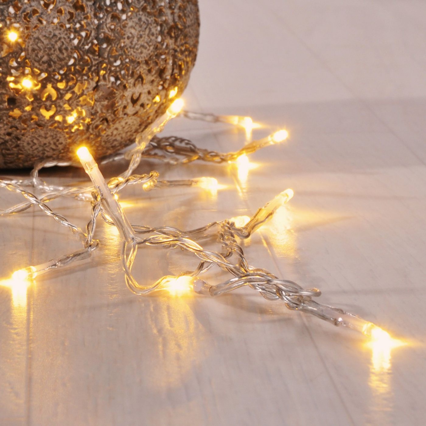 Gravidus LED-Lichterkette 10 LED Lichterkette Beleuchtung Weihnachten Innen 1m von Gravidus
