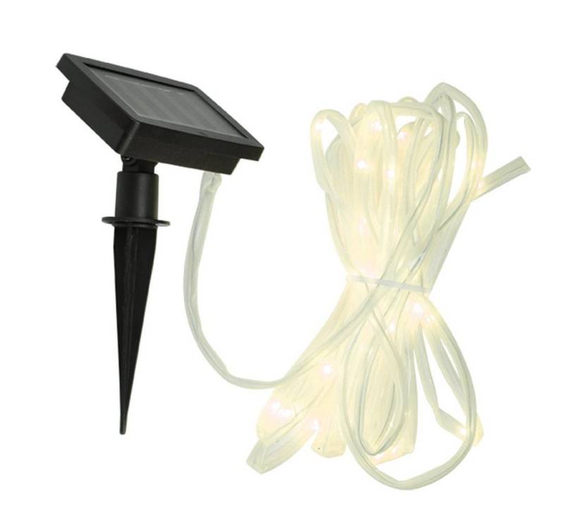 Gravidus LED-Lichterschlauch 50 LED Solar Lichterschlauch Lichterkette Schlauch Wegbeleuchtung von Gravidus