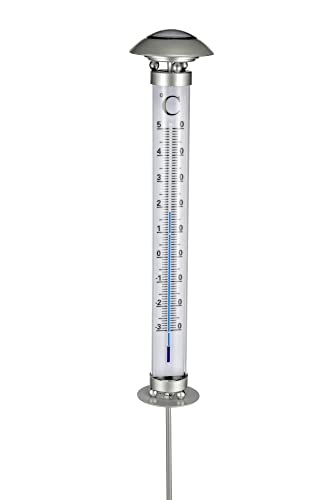 Gravidus LED Solar Thermometer Gartenthemometer Solarthermometer von Gravidus