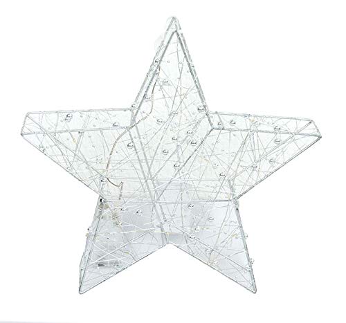 Gravidus LED Weihnachtsstern aus Metall, Batteriebetrieben von Gravidus