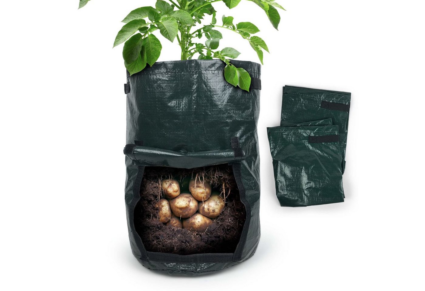 Gravidus Pflanzkübel Pflanzsack für Garten Gemüse (3 St) von Gravidus