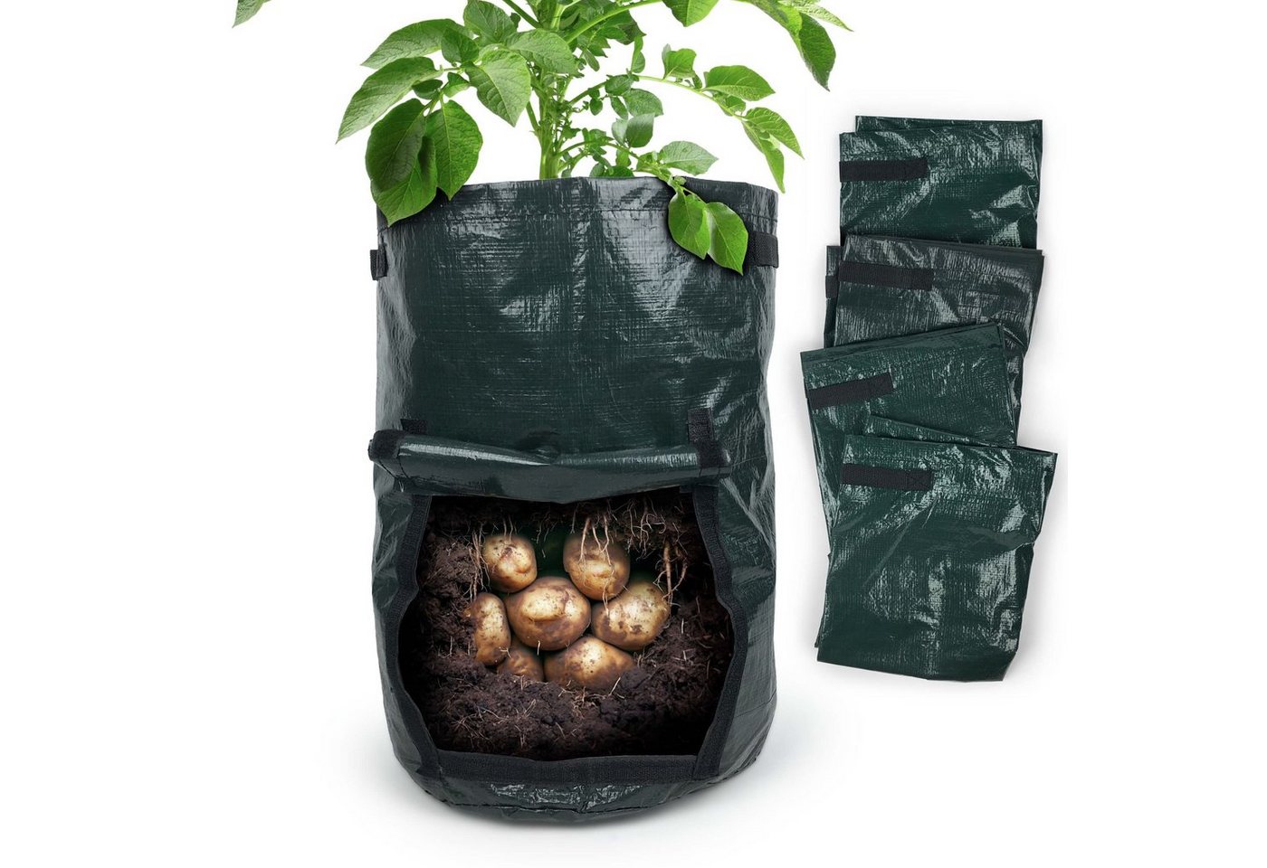 Gravidus Pflanzkübel Pflanzsack für Garten Gemüse (5 St) von Gravidus