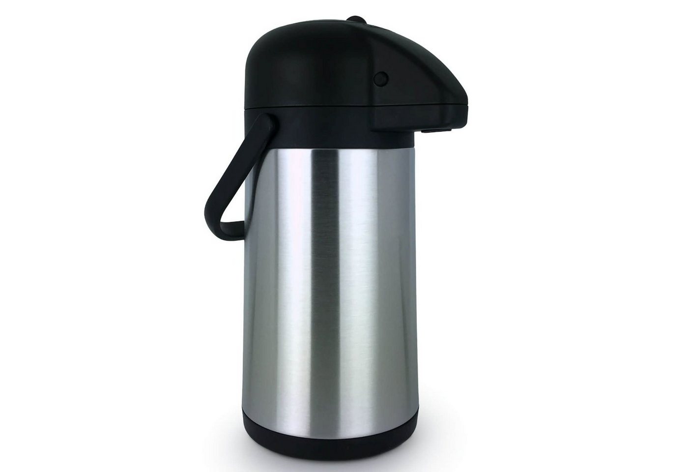 Gravidus Pump-Isolierkanne Edelstahl Pumpkanne Airport Thermoskanne 2,2 Liter von Gravidus