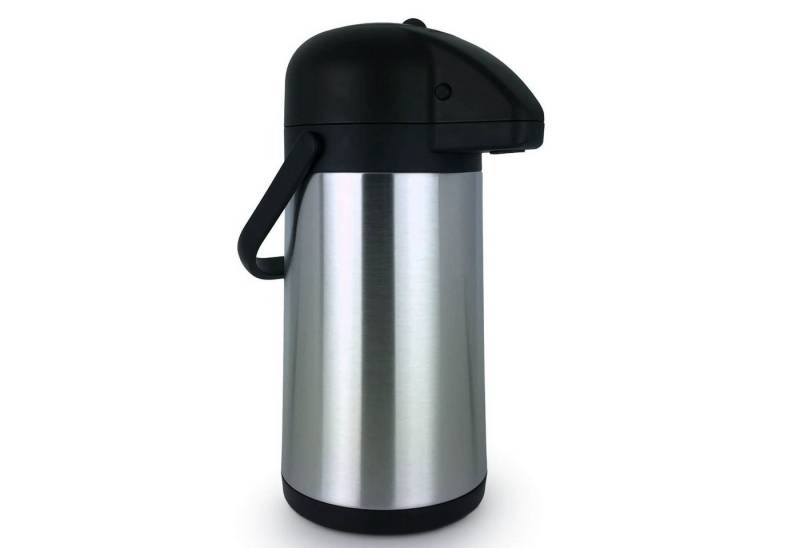 Gravidus Pump-Isolierkanne Edelstahl Pumpkanne Airport Thermoskanne 2,2 Liter von Gravidus