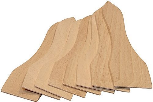 Gravidus Racletteschieber 8er Set 13cm - Chemiefreies Buchenholz - Spatel für Raclette Schaber Holzspatel Gravidus Racletteschieber 8er Set 13cm - Chemiefreies Buchenholz - Spatel für Raclette Schaber Holzspatel von Gravidus