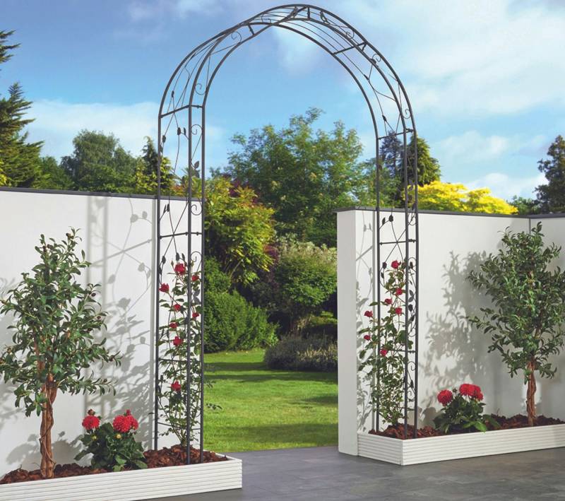 Gravidus Rosenbogen Rosenbogen Spalier Rankgerüst Rankhilfe Gartenbogen von Gravidus