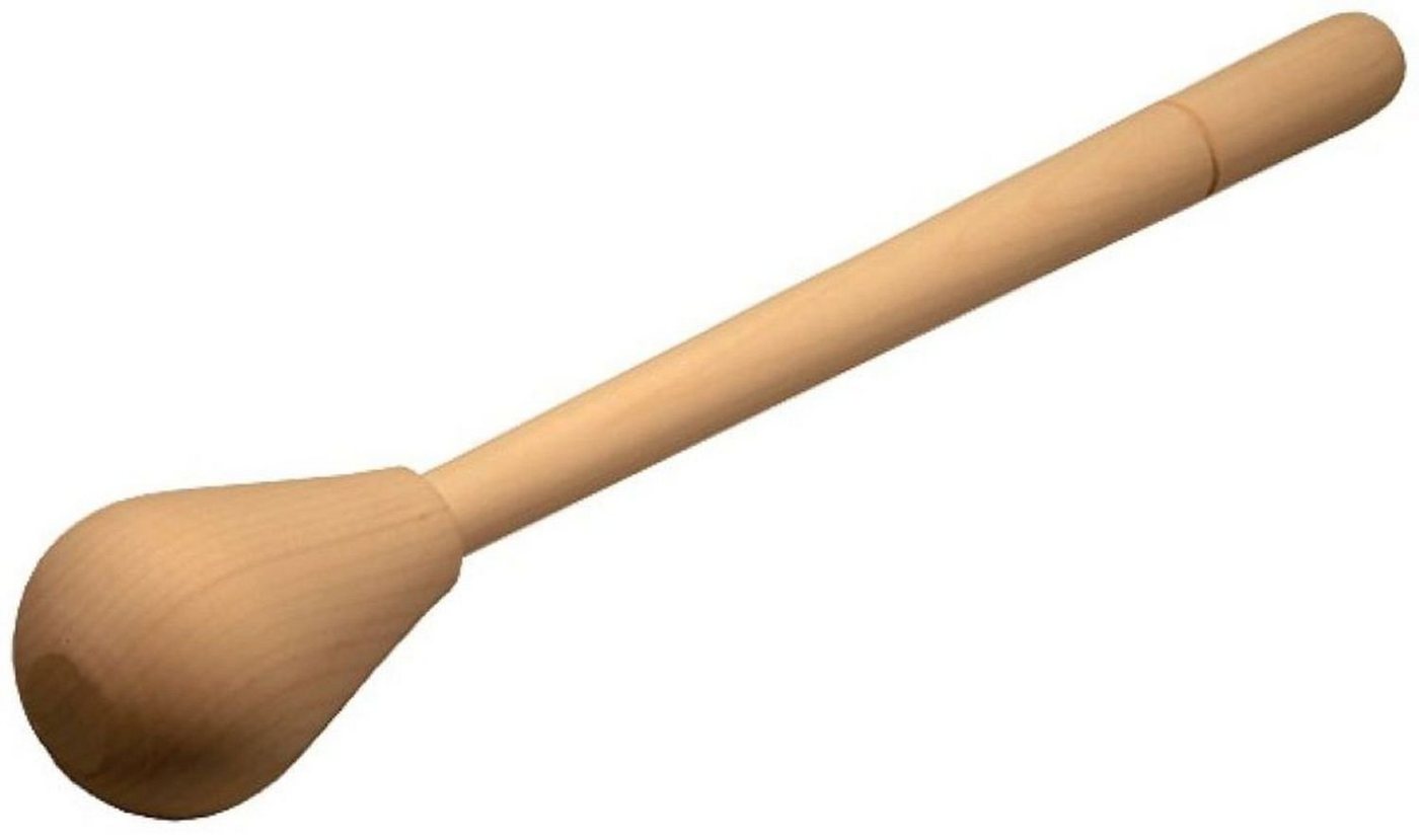 Gravidus Rührstab Rührkeule in Birnenform aus Holz Rührer Passierkeule Rührholz 32 cm von Gravidus