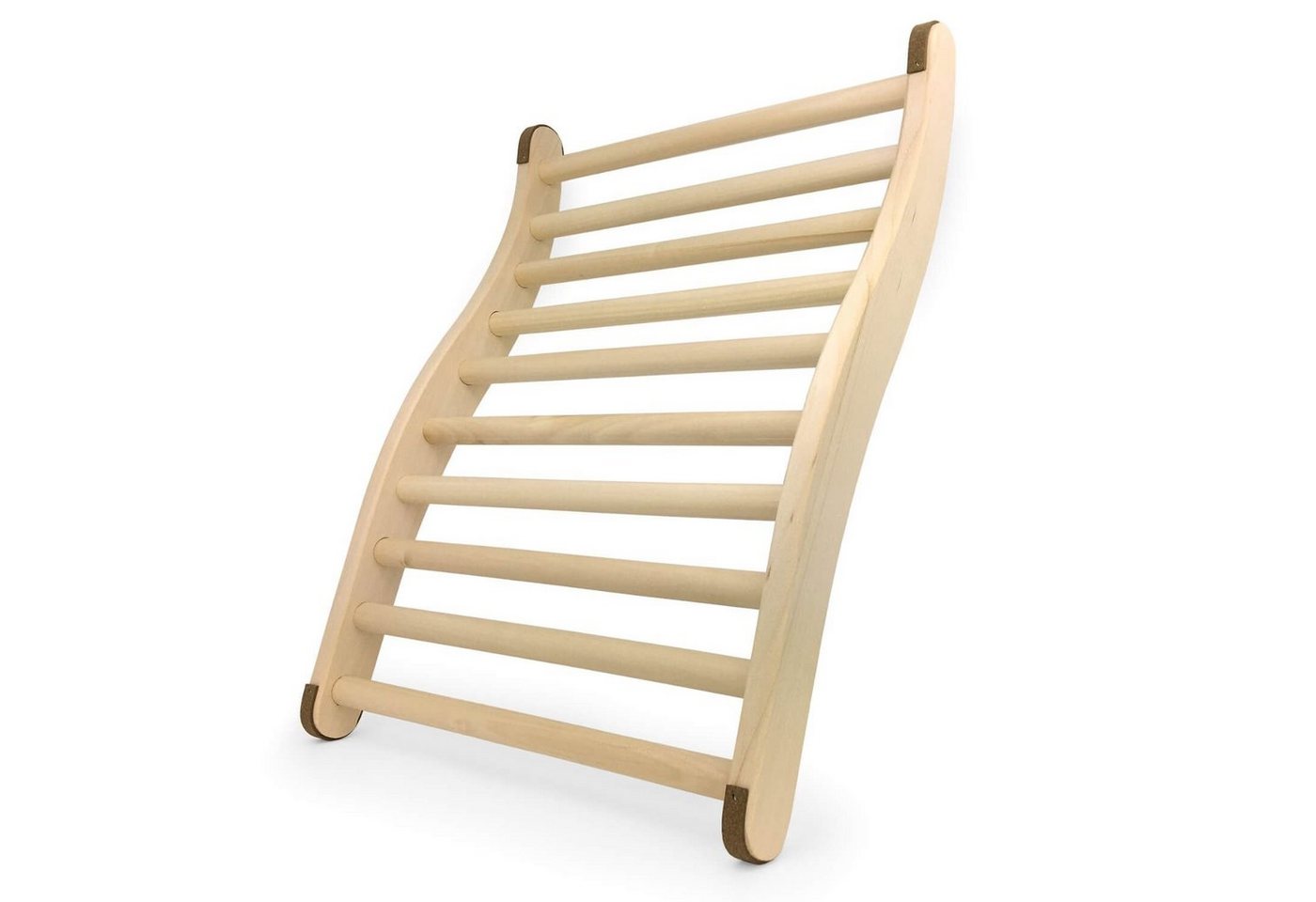 Gravidus Sauna-Rückenlehne Rückenlehne ergonomische S-Form Sauna Saunazubehör Holz von Gravidus