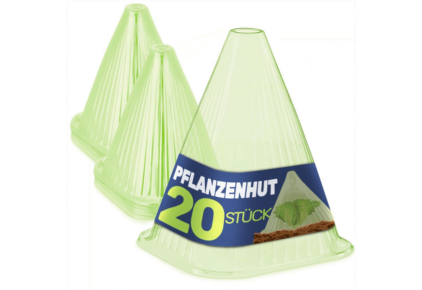 Gravidus Schneckenkante Pflanzenhut Pflanzenschutz Pflanzen Pflanzhilfe Gartenglocken Set, 20-St. Gravidus Schneckenkante Pflanzenhut Pflanzenschutz Pflanzen Pflanzhilfe Gartenglocken Set, 20-St. von Gravidus