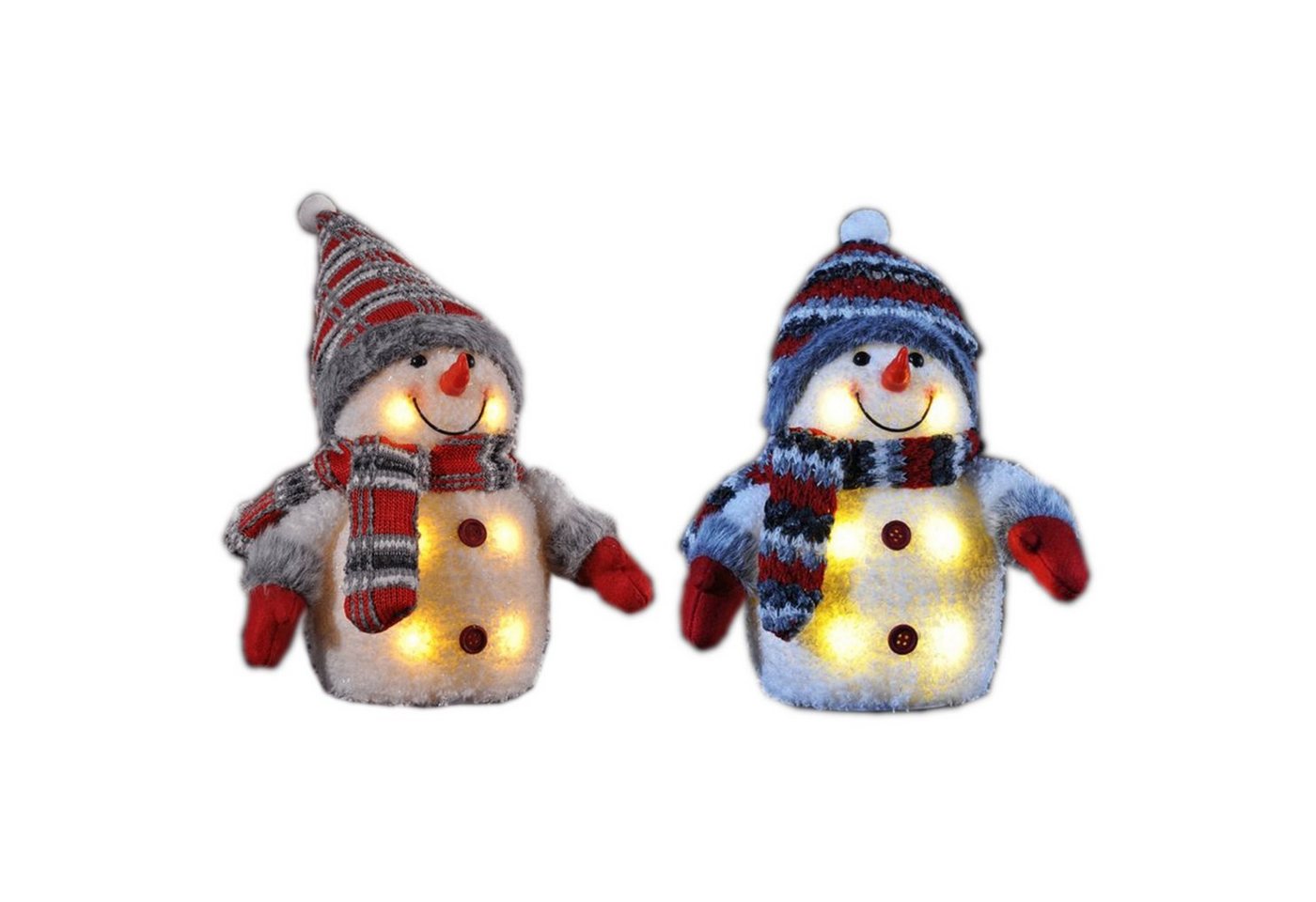 Gravidus Schneemann 2er Set Schneemann Dekofigur LED Weihnachtsfiguren Gravidus Schneemann 2er Set Schneemann Dekofigur LED Weihnachtsfiguren von Gravidus