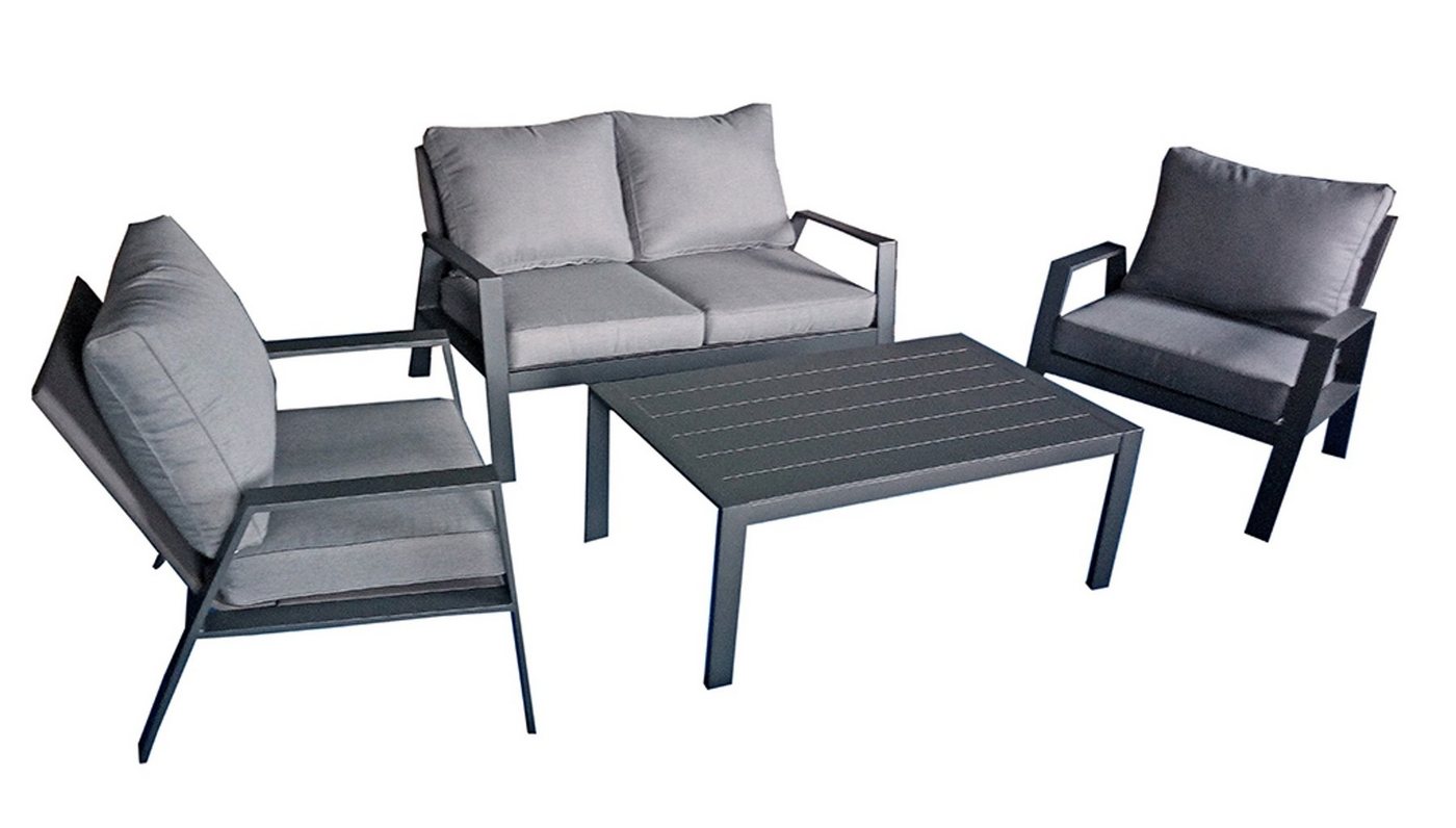 Gravidus Sitzgruppe Lounge-Set VICTORIA, 4-tlg Gartenlounge Sofa von Gravidus