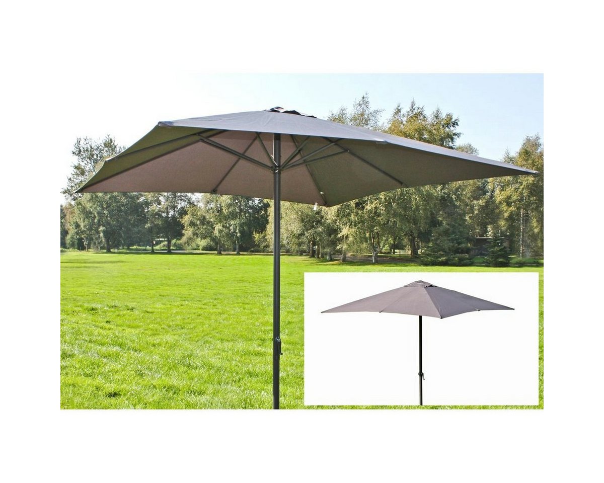 Gravidus Sonnenschirm Sonnenschirm Gartenschirm Marktschirm Schirm 250x250 cm von Gravidus