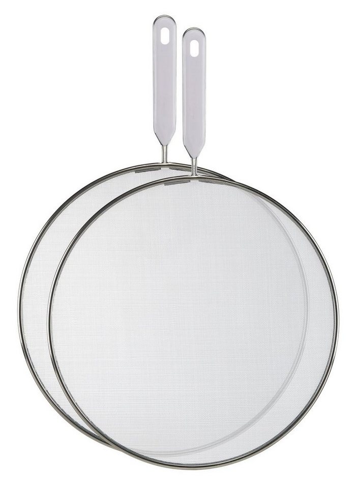 Gravidus Spritzschutzdeckel 2er Set Pfannen Spritzschutz Deckel von Gravidus