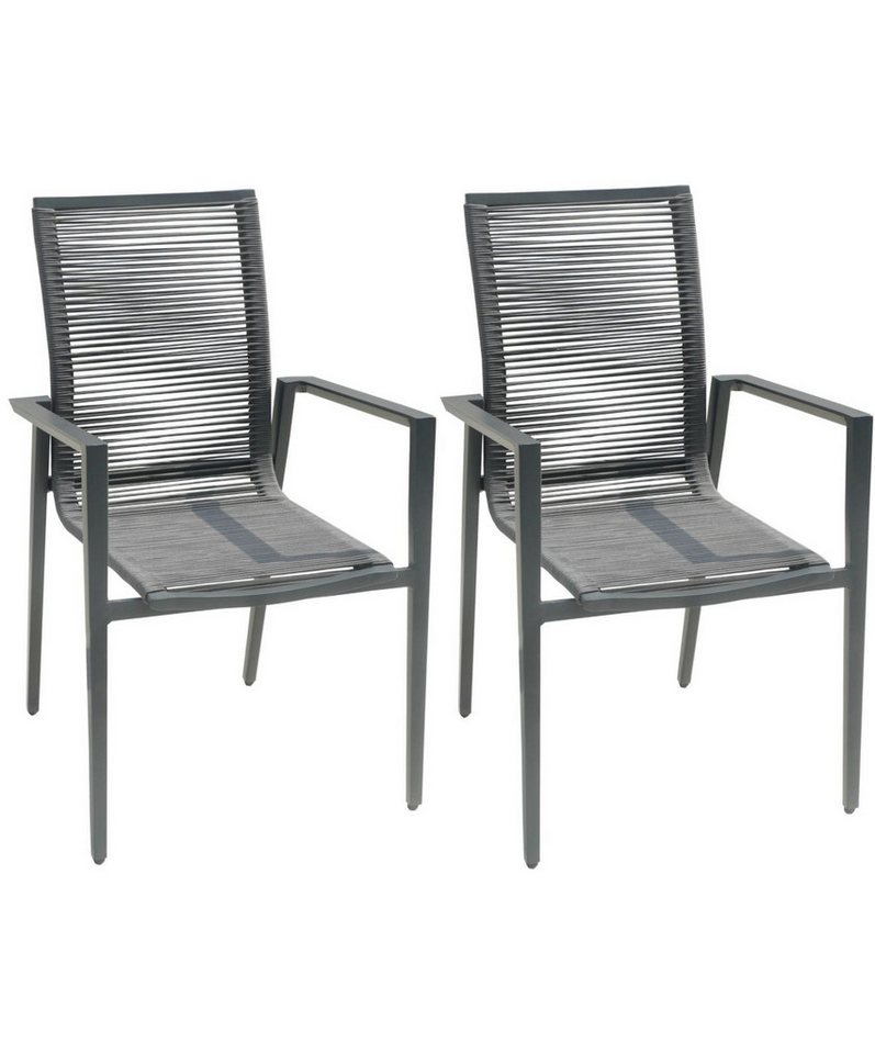 Gravidus Stapelstuhl Stapelstuhl SILEA 2er Set: Modern, robust und platzsparend von Gravidus