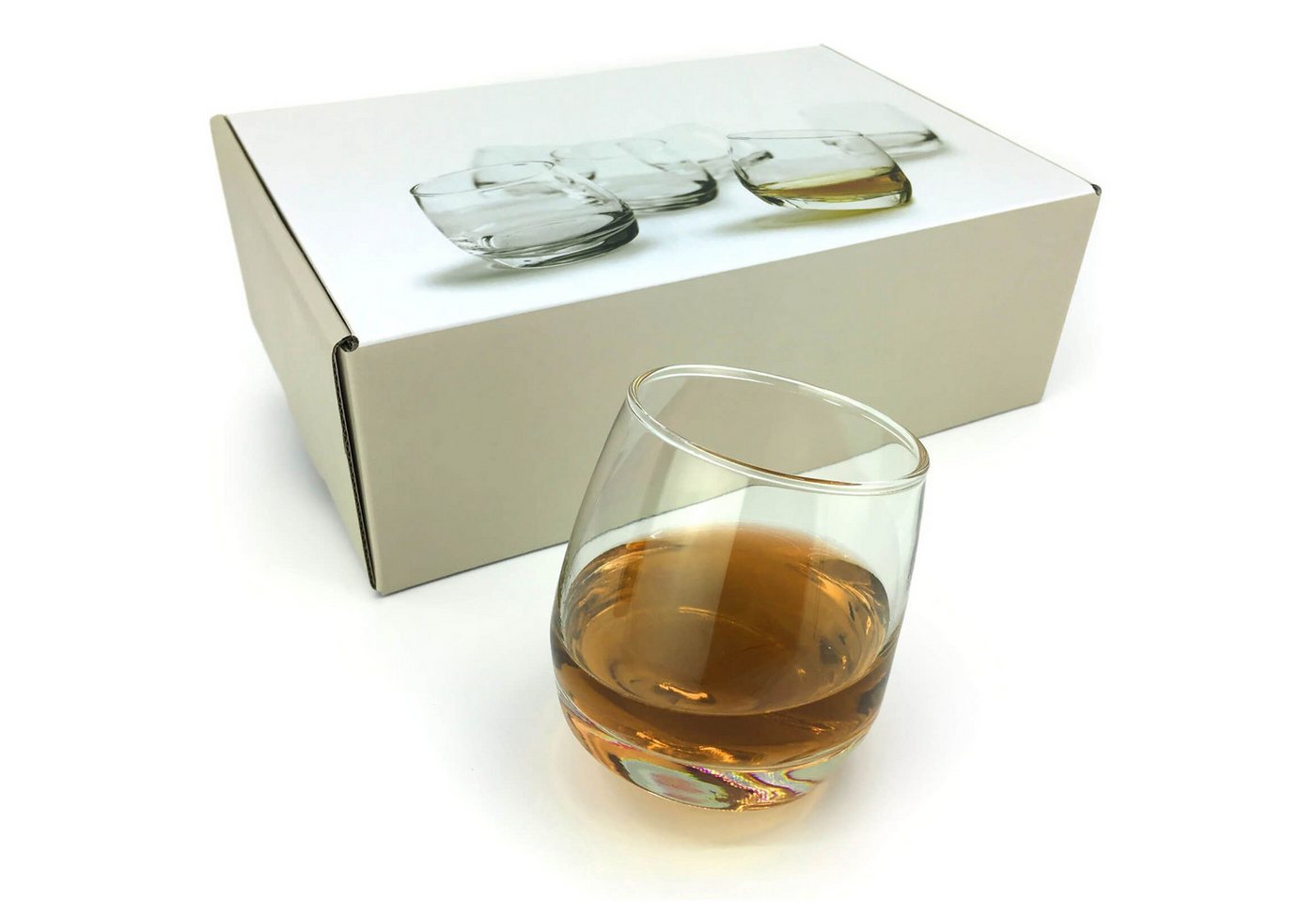 Gravidus Whiskyglas 6 x Bar Rocking Whisky Glas 200 ml von Gravidus